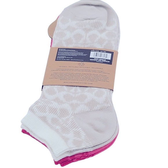 Coach Ankle Socks 2-pair - Picture 2 of 4